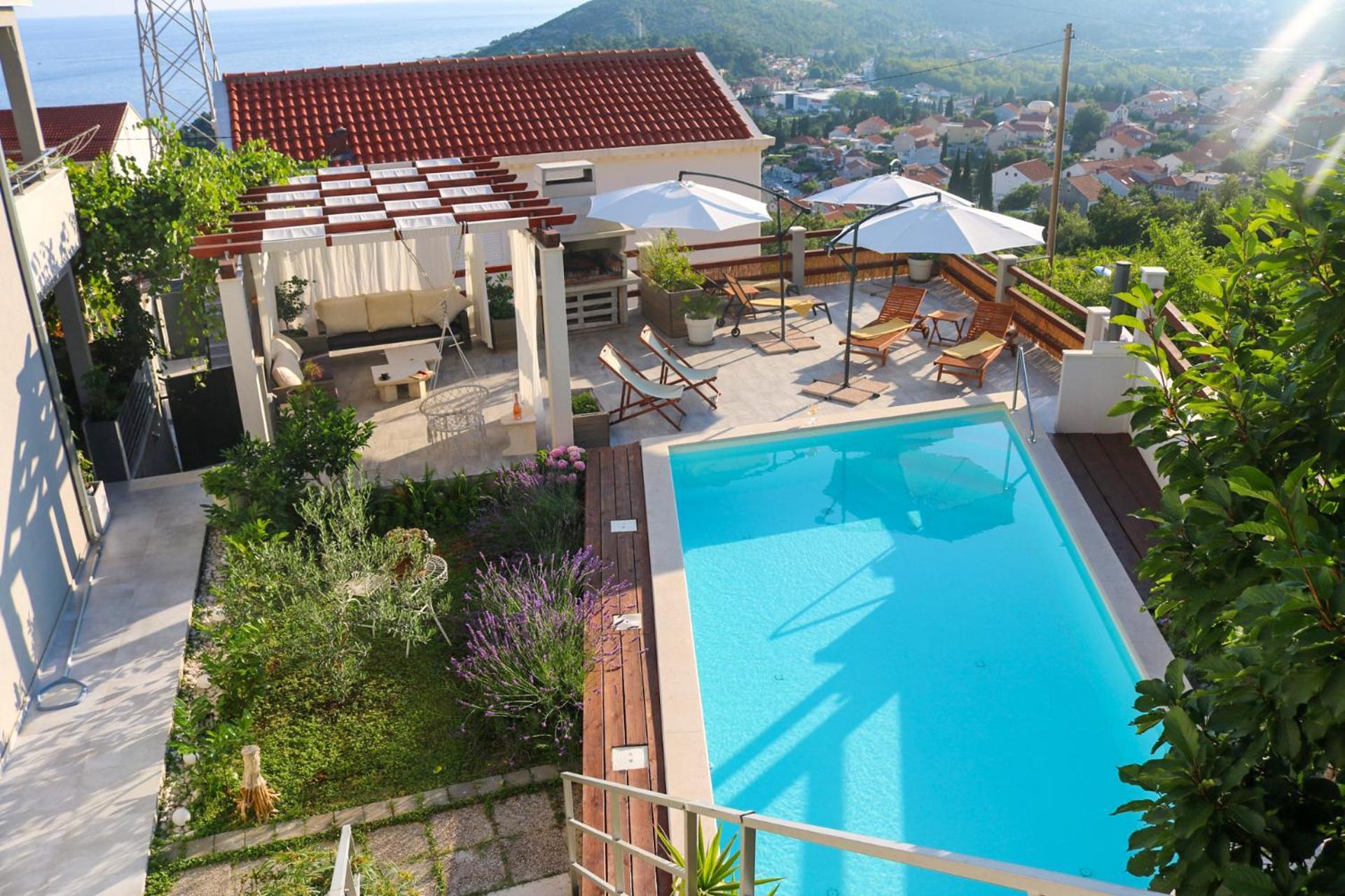 Villa My Rose With A Private Pool Mlini Exteriör bild